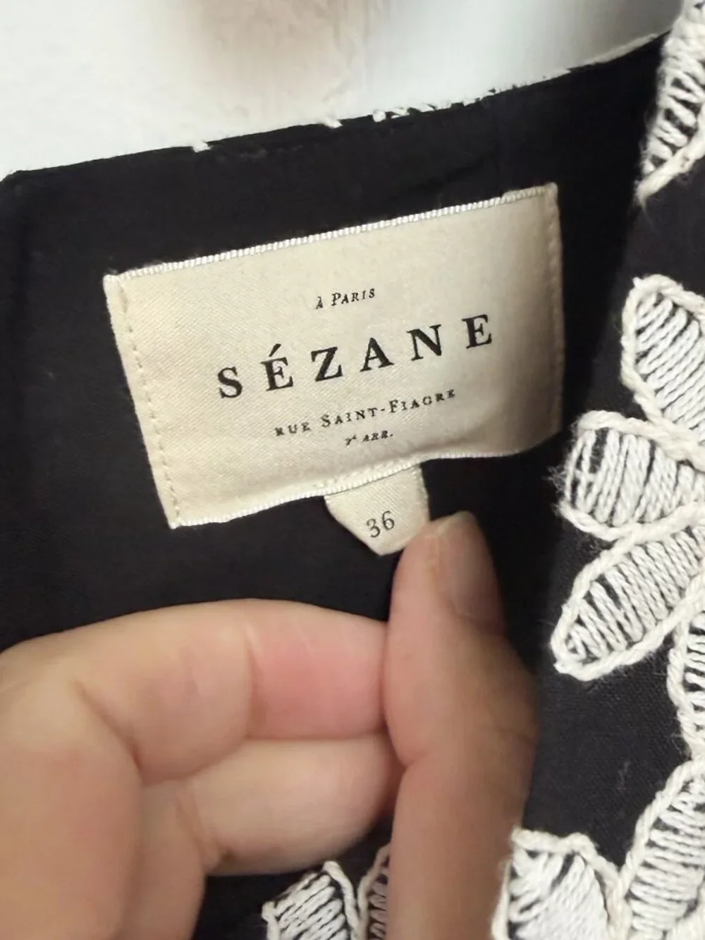 Like New Sezane Dorotha Floral Dress Size 36 - Picture 5 of 6